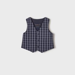 MAYORAL Γιλέκο λινό αμπιγιέ baby αγόρι 22-01353-021 Ναυτικό μπλε