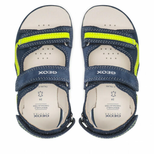 GEOX ΣΑΝΔΑΛΙΑ JUNIOR ΑΓΟΡΙ B S.Delhi B. A B254LA 022BC C4502 Σκούρο Μπλε - Image 5