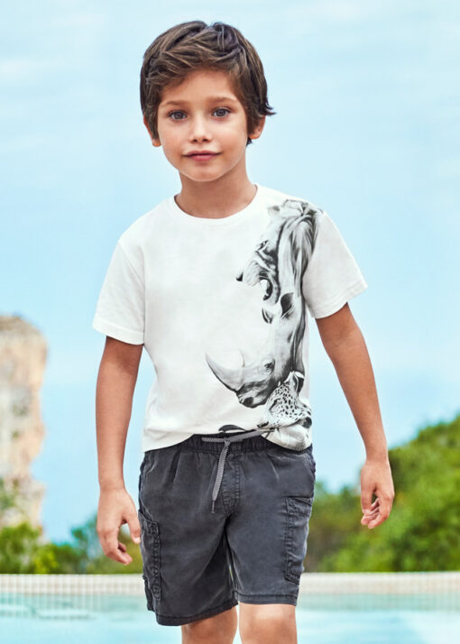 MAYORAL Βερμούδα ECOFRIENDS Lyocell Tencel™ αγόρι 22-03251-076 Γκρι σκούρο - Image 2