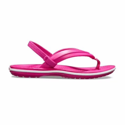 CROCS Crocband Strap Flip K 205777-6QQ ΦΟΥΞΙΑ - Image 3