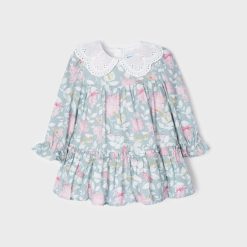 MAYORAL Φόρεμα σταμπωτό baby 12-02940-048 Βεραμάν