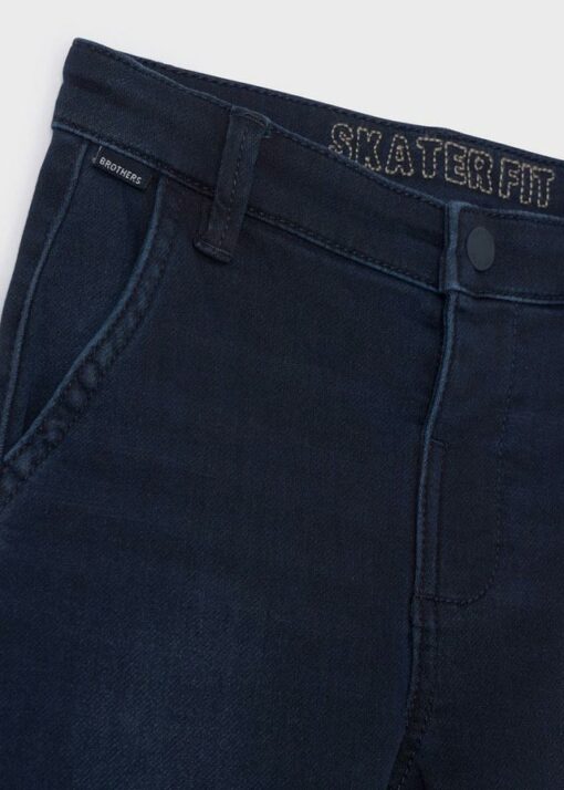 MAYORAL Παντελόνι τζιν skater fit ECOFRIENDS αγόρι 12-04592-038 Blue black - Image 4