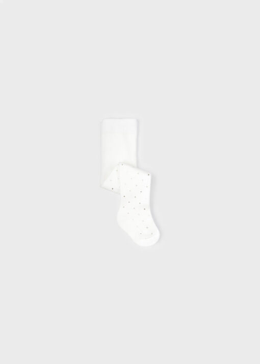 MAYORAL Καλσόν πουά νεογέννητο 12-09529-010 Εκρού