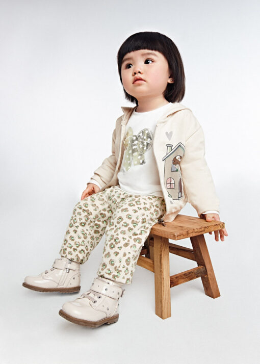 MAYORAL Μποτάκια λουστρίνι baby 12-42310-036  Εκρού - Image 5