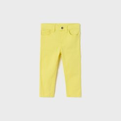 MAYORAL Παντελόνι slim fit από βιώσιμο βαμβάκι baby 23-00506-033 Λεμονί
