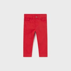 MAYORAL Παντελόνι slim fit από βιώσιμο βαμβάκι baby 23-00506-036 Κόκκινο