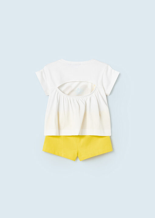 MAYORAL Σετ 2 τεμαχίων με απλικέ baby 23-01276-031 Κίτρινο - Image 2