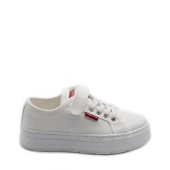 LEVIS SNEAKER JUNIOR GIRL ΠΑΝΙΝΑ MAUI LIGHT VTAM0030T ΛΕΥΚΟ