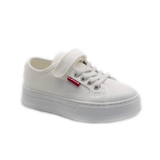 LEVIS SNEAKER JUNIOR GIRL ΠΑΝΙΝΑ MAUI LIGHT VTAM0030T ΛΕΥΚΟ - Image 4