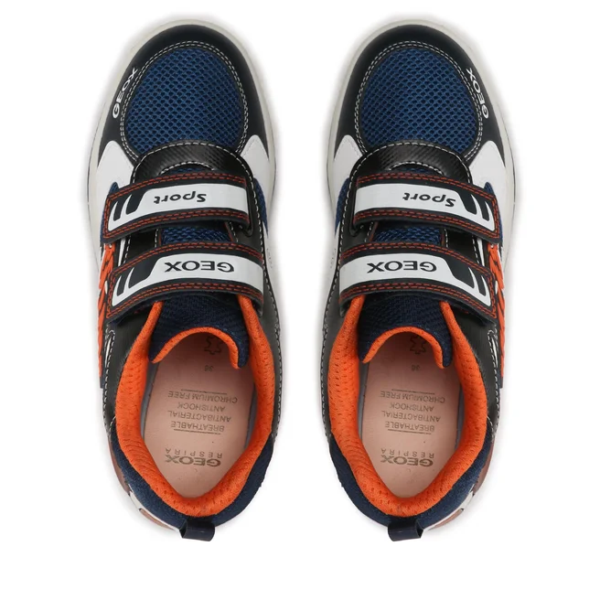 GEOX SNEAKER BOY J Inek B. A J359CA 014CE C0659 ΜΠΛΕ - Image 4