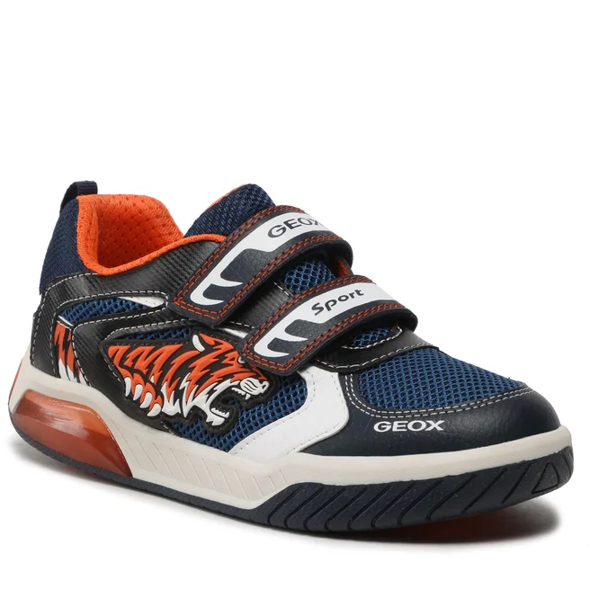 GEOX SNEAKER BOY J Inek B. A J359CA 014CE C0659 ΜΠΛΕ - Image 5