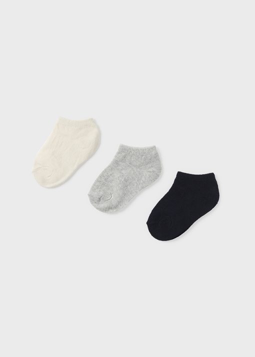 MAYORAL Pack 3 καλτσάκια baby 23-10396-040 Ναυτικό μπλε