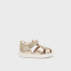 MAYORAL Σανδάλια First Steps από βιώσιμο δέρμα baby κορίτσι 23-41422-042 Χρυσό