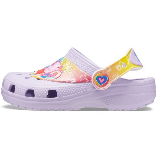 CROCS CLOGS CLASIC T GIRL PEPPA PIG 207915-530 ΜΩΒ - Image 7