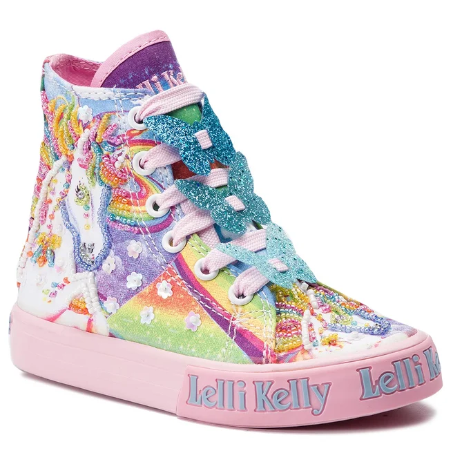 LELLI KELLY ΠΑΙΔΙΚΑ ΜΠΟΤΑΚΙΑ UNICOR MID LK9090 MULTI FANTASIA - Image 2
