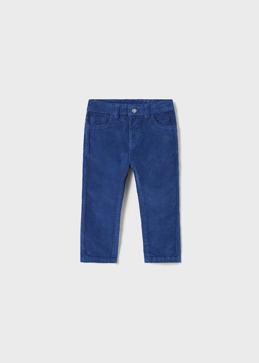 MAYORAL Παντελόνι κοτλέ slim fit 13-00502-011 Μπλε