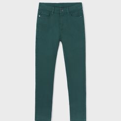 MAYORAL Παντελόνι slim fit βαμβάκι BCI αγόρι 13-00582-021 Mέντα σκούρο