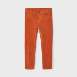 MAYORAL Παντελόνι κοτλέ slim fit βαμβάκι BCI αγόρι 13-00537-018 Κολοκύθα