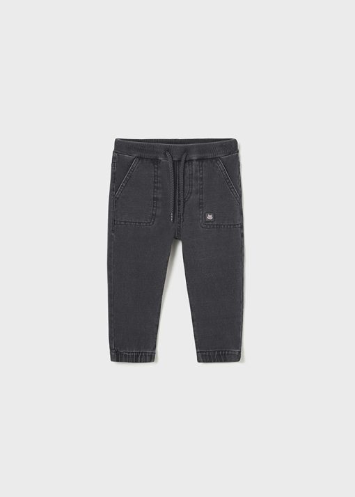 MAYORAL Παντελόνι jogger βαμβάκι BCI μωρό 13-02541-070 Γκρι σκούρο