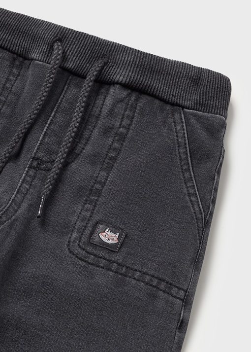 MAYORAL Παντελόνι jogger βαμβάκι BCI μωρό 13-02541-070 Γκρι σκούρο - Image 3