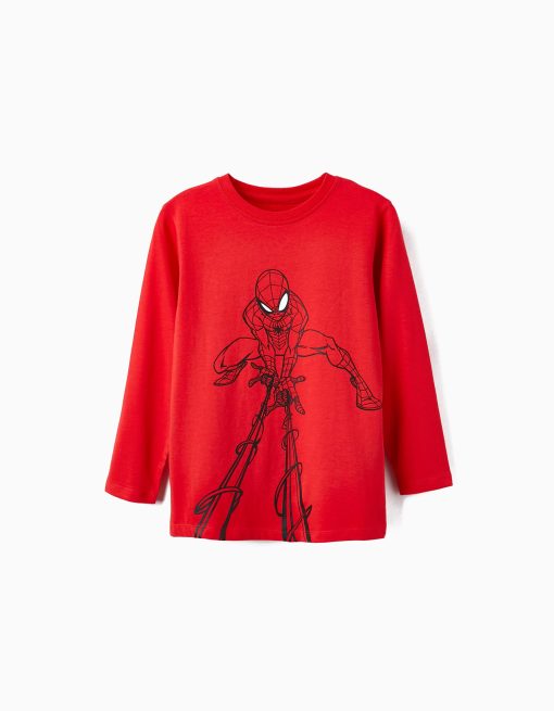 ZIPPY Μπλούζα μακρυμάνικη Spiderman 31054710040 Kόκκινο