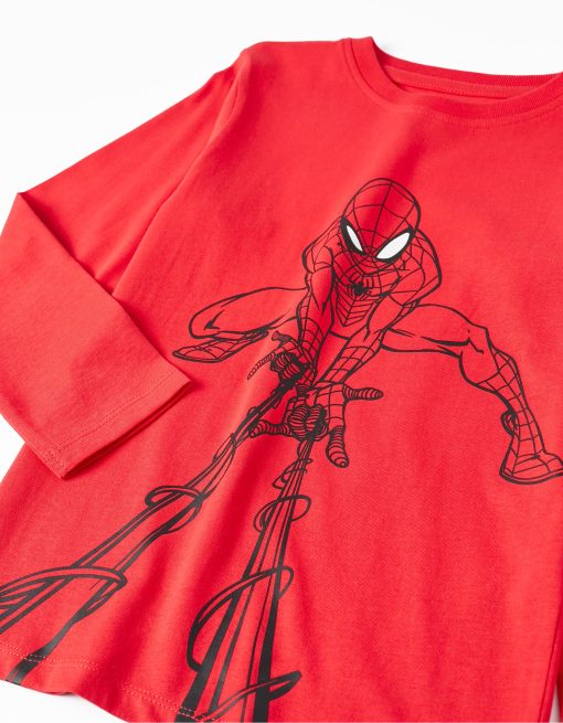 ZIPPY Μπλούζα μακρυμάνικη Spiderman 31054710040 Kόκκινο - Image 3