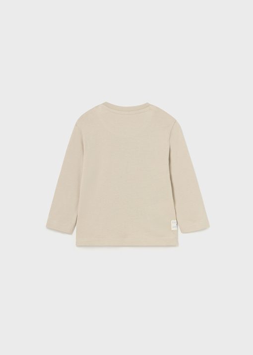 MAYORAL Μπλούζα σταμπωτή Better Cotton μωρό 13-02019-092 Πέτρα - Image 2