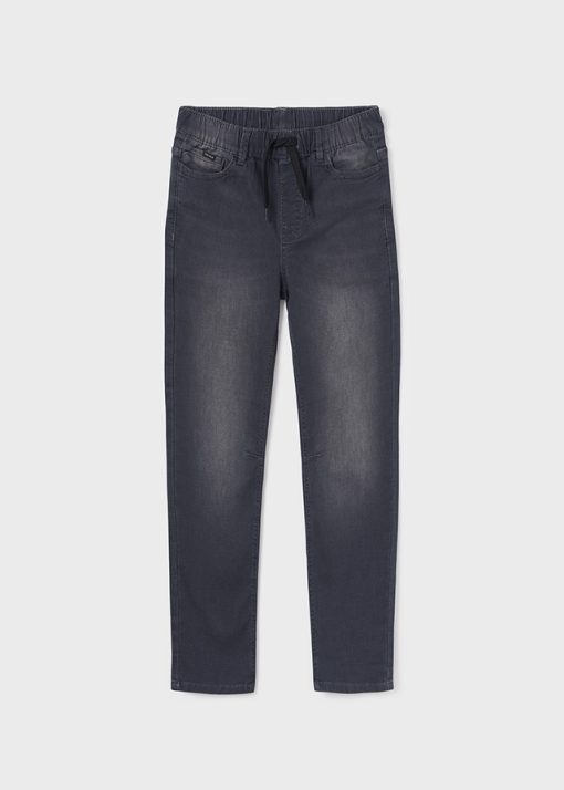 MAYORAL Παντελόνι τζιν jogger Better Cotton αγόρι 13-07527-067 Γκρι σκούρο