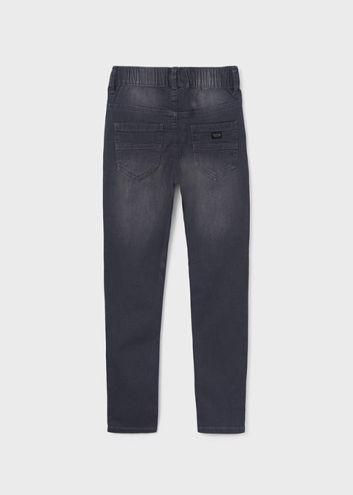 MAYORAL Παντελόνι τζιν jogger Better Cotton αγόρι 13-07527-067 Γκρι σκούρο - Image 3