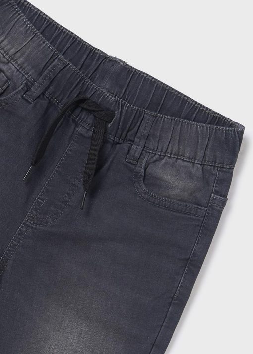 MAYORAL Παντελόνι τζιν jogger Better Cotton αγόρι 13-07527-067 Γκρι σκούρο - Image 4