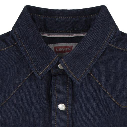 LEVI'S Πουκάμισο τζιν αγόρι 9E6866-D3C Μπλε σκούρο - Image 4