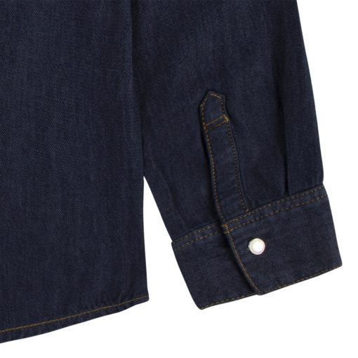LEVI'S Πουκάμισο τζιν αγόρι 9E6866-D3C Μπλε σκούρο - Image 3