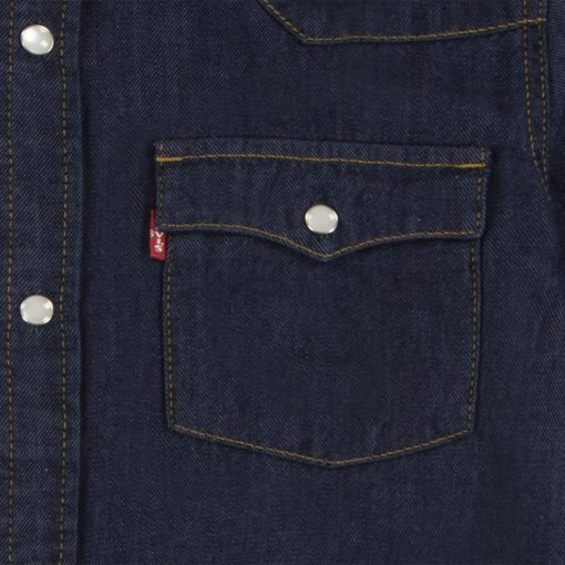 LEVI'S Πουκάμισο τζιν αγόρι 9E6866-D3C Μπλε σκούρο - Image 2