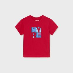 MAYORAL Μπλούζα σταμπωτή Better Cotton μωρό 24-00106-027 Κόκκινο