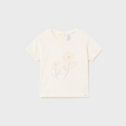 MAYORAL Μπλούζα κέντημα Better Cotton μωρό 24-01009-053 Μπεζ