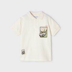 MAYORAL Πόλο Better Cotton αγόρι 24-03106-032 Άσπρο