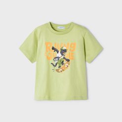 MAYORAL Μπλούζα σταμπωτή Better Cotton αγόρι 24-03008-063 Αλόη