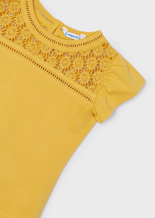 MAYORAL Μπλούζα Better Cotton κορίτσι 24-03078-045 Mέλι - Image 3
