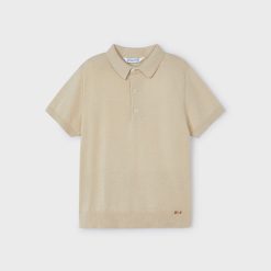 MAYORAL Πόλο πλεκτό Better Cotton αγόρι 24-03101-081 Μπεζ