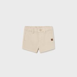 MAYORAL Βερμούδα καπαρτινέ Better Cotton νεογέννητο 24-00201-084 Μπεζ ανοιχτό