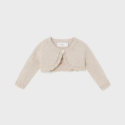 MAYORAL Ζακέτα πλεκτή Better Cotton νεογέννητο 24-00318-084 Mπεζ