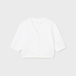 MAYORAL Ζακέτα Better Cotton νεογέννητο 24-01379-068 Λευκό