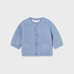 MAYORAL Ζακέτα Better Cotton νεογέννητο 24-01380-093 Γαλάζιο σκούρο