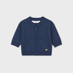 MAYORAL Ζακέτα φερμουάρ Better Cotton Νεογέννητο 24-01381-073 Ναυτικό μπλε