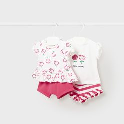 MAYORAL Σετ 4 τεμαχίων Better Cotton νεογέννητο 24-01612-067 Ροζ