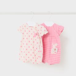 MAYORAL Σετ 2 φορμάκια Better Cotton νεογέννητο 24-01712-026 Νέκταρ