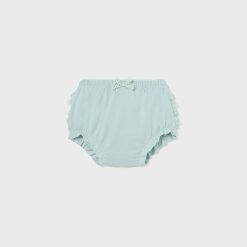 MAYORAL Βρακάκι κάλυμμα πάνας βολάν Better Cotton μωρό 24-09698-076 Πετρόλ