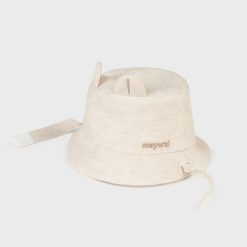 MAYORAL Καπέλο bucket διπλής όψης λινό νεογέννητο 24-09718-089 Λινό