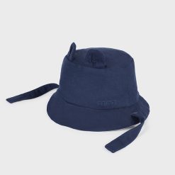 MAYORAL Καπέλο bucket διπλής όψης λινό νεογέννητο 24-09718-091 Ναυτικό μπλε