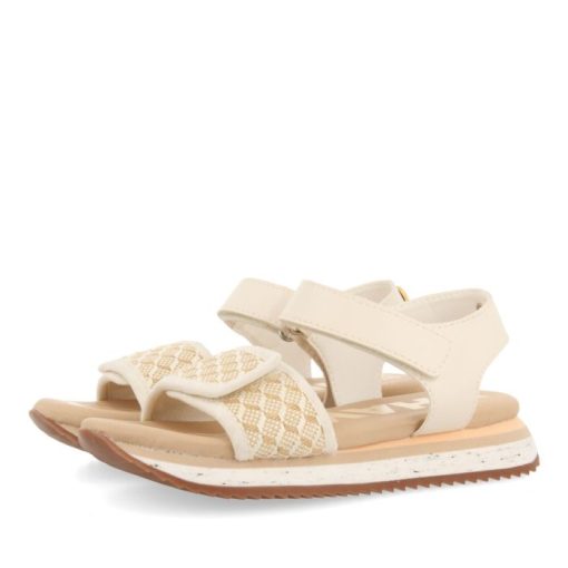 GIOSEPPO SANDAL JUNIOR GIRL MELAN 71026 ΕΚΡΟΥ - Image 3